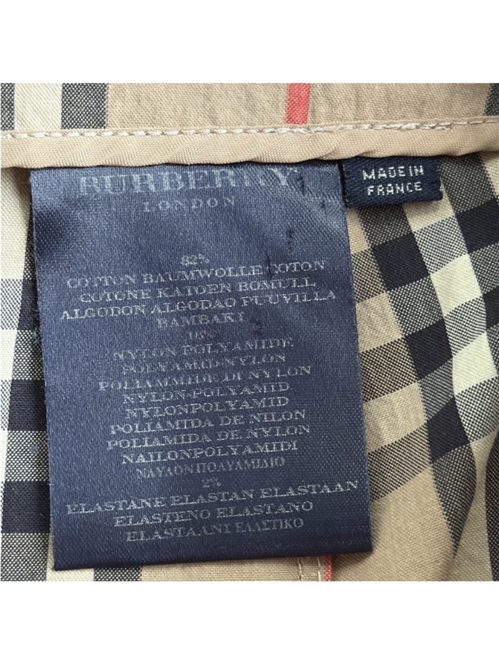 Authentic Burberry Plaid Cotton Blend
Bootcut Pants Size 12. - Picture 4 of 8